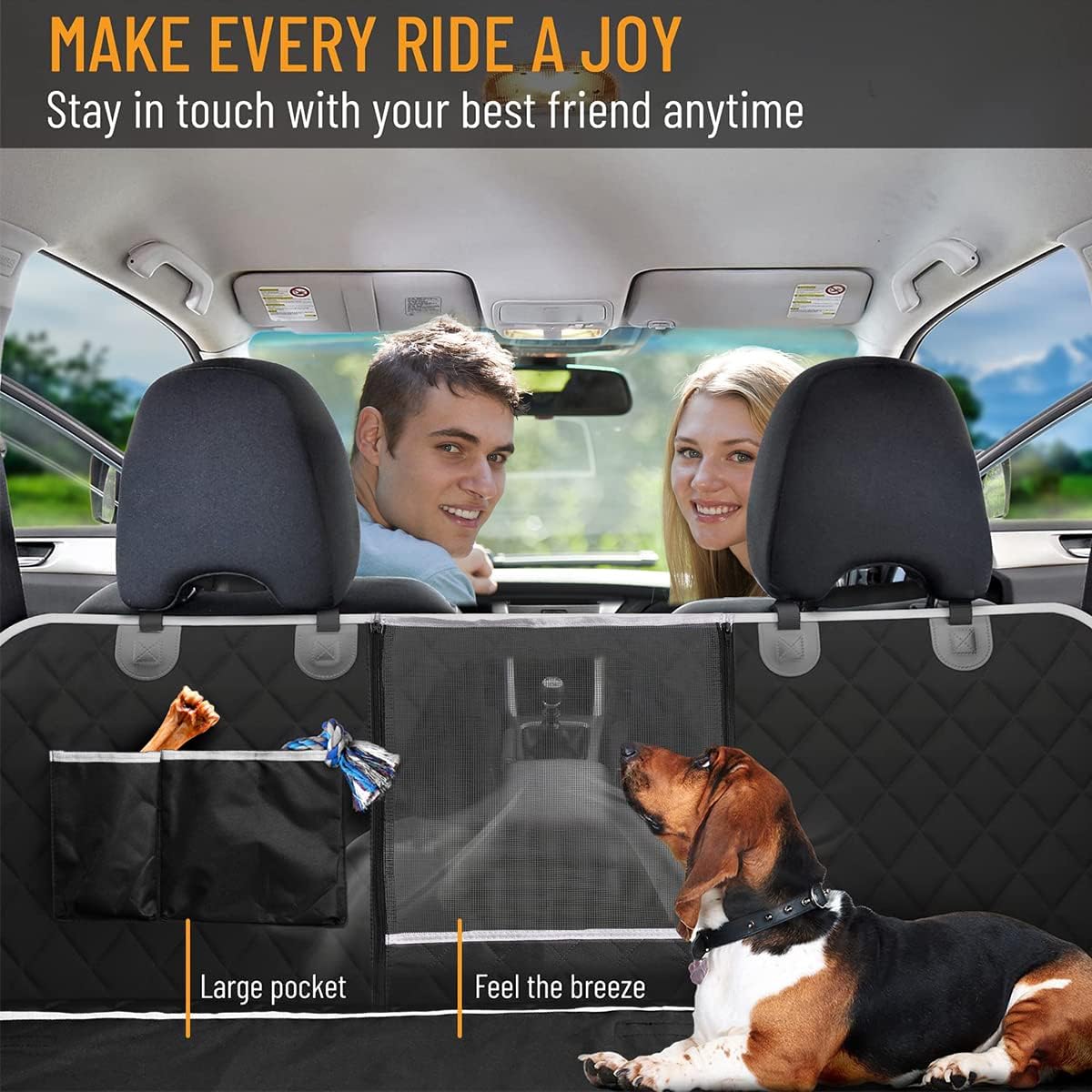 "Waterproof Car Seat Cover for Pets"