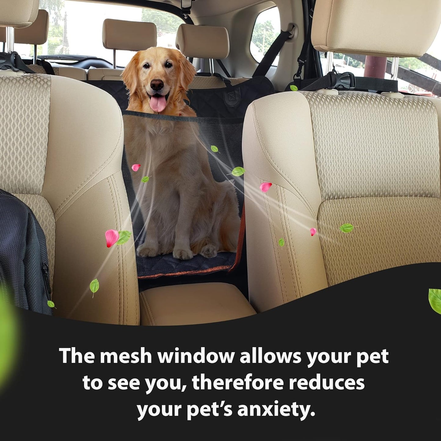 "Waterproof Car Seat Cover for Pets"