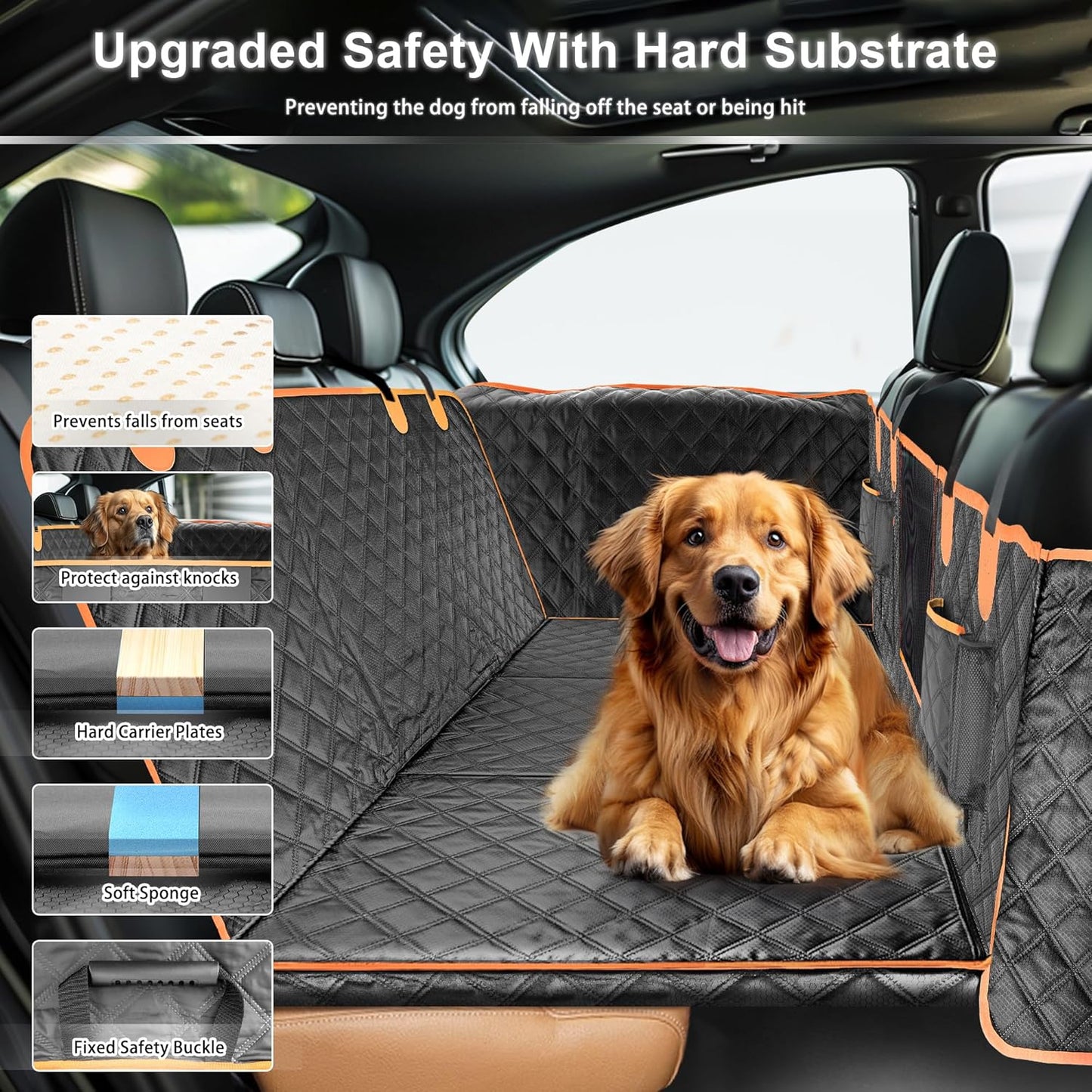 "Waterproof Car Seat Cover for Pets"