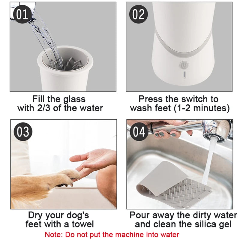 Automatic Electric Pet Paw Washer