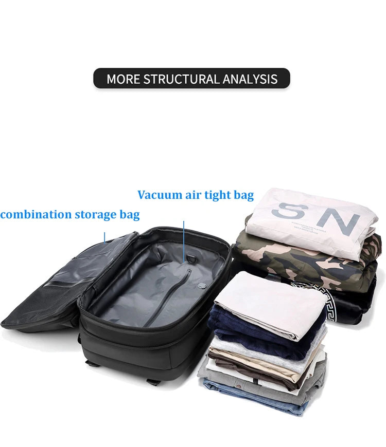 Men’s 17-inch Laptop Backpack with Compression"