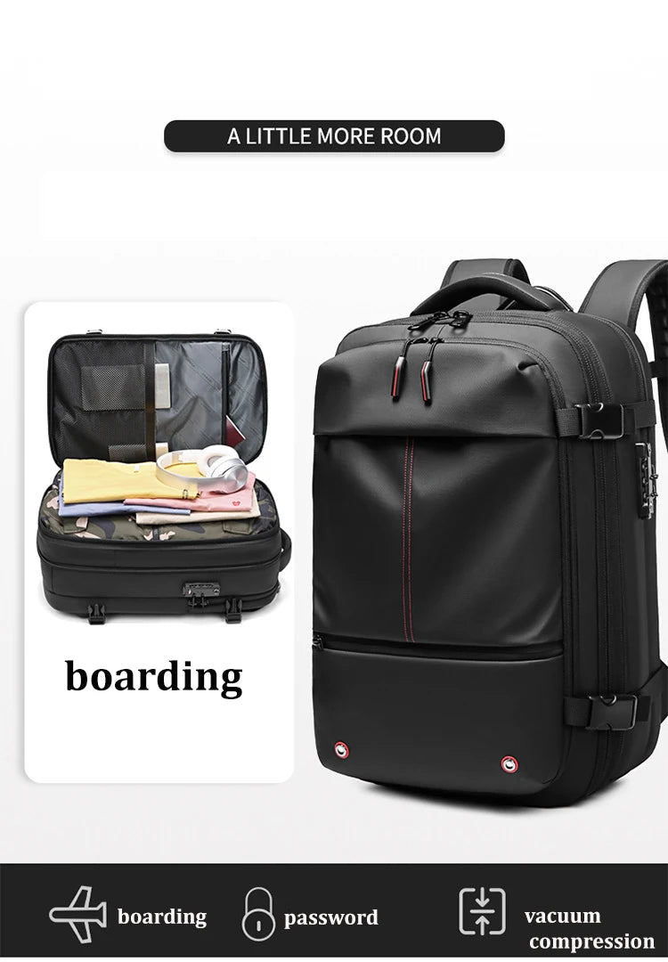 Men’s 17-inch Laptop Backpack with Compression"