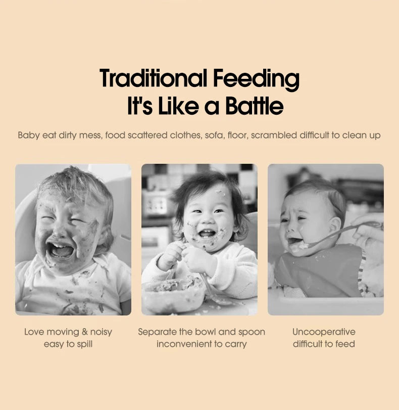 Baby Feeding Bottle with Spoon