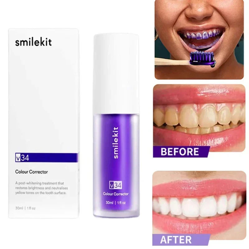 Smile Bright Purple Toothpaste