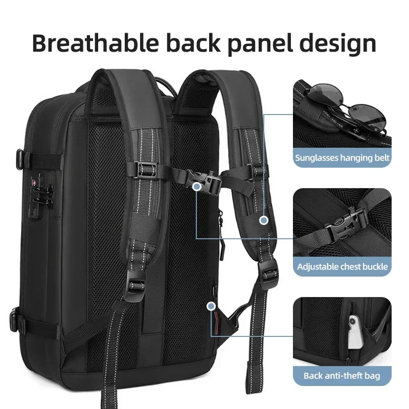 Men’s 17-inch Laptop Backpack with Compression"