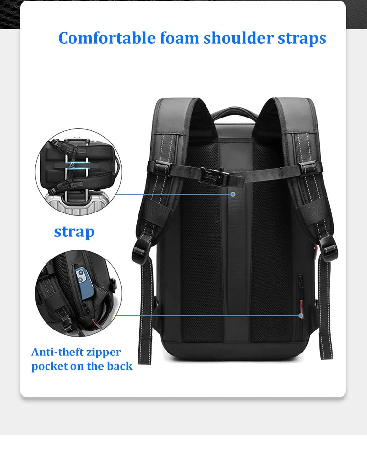 Men’s 17-inch Laptop Backpack with Compression"