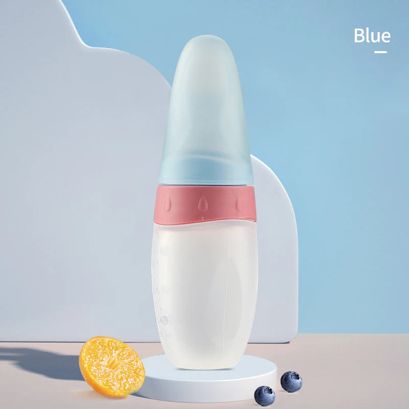 Baby Feeding Bottle with Spoon