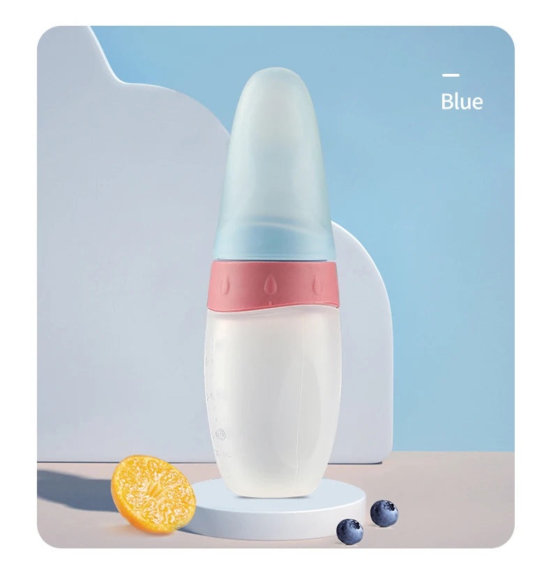 Baby Feeding Bottle with Spoon