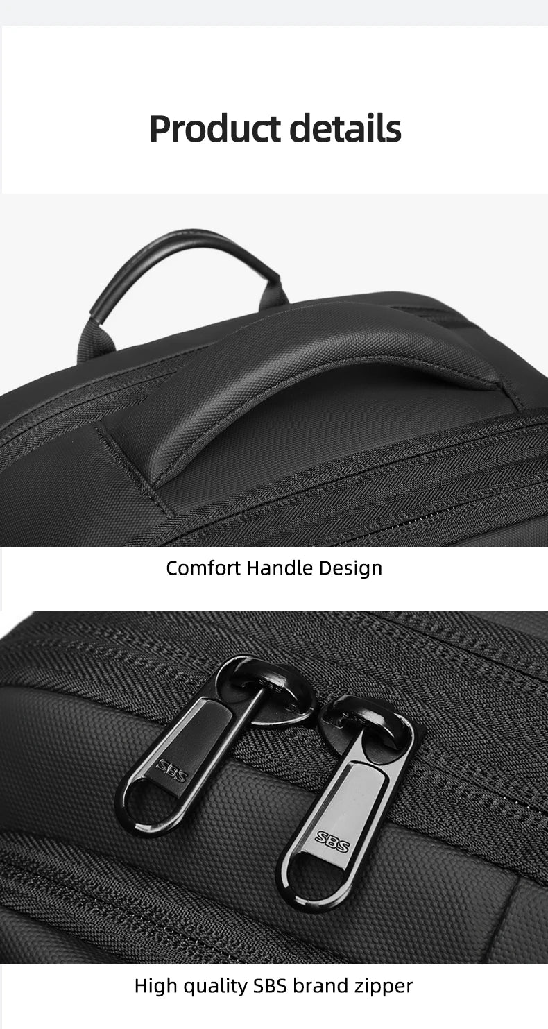 Men’s 17-inch Laptop Backpack with Compression"