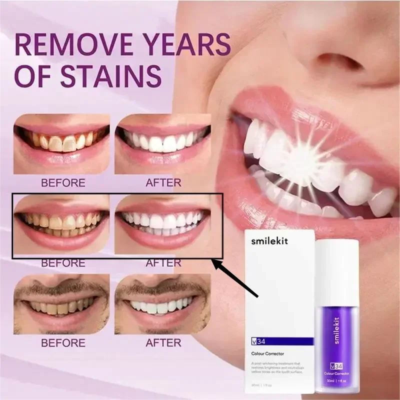 Smile Bright Purple Toothpaste