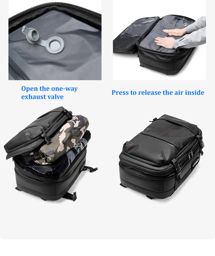 Men’s 17-inch Laptop Backpack with Compression"