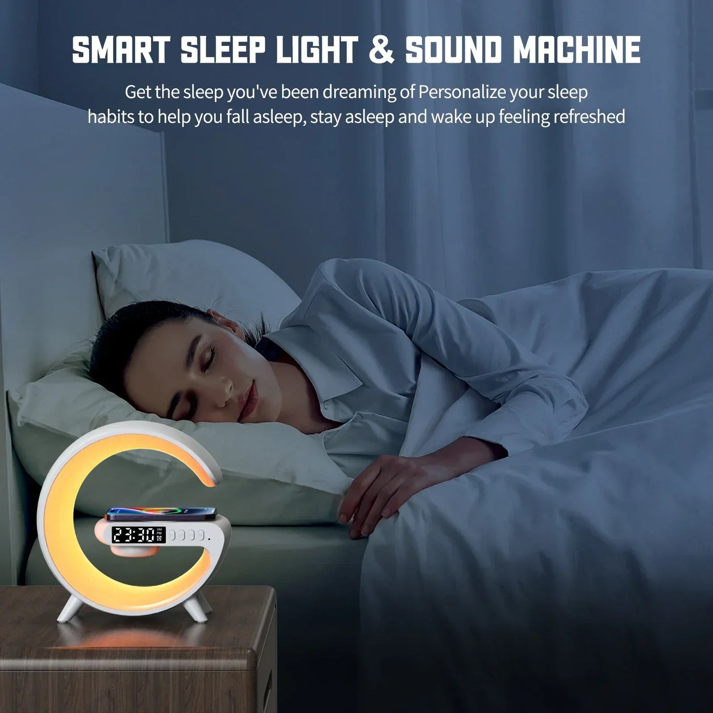 G Atmosphere 4-in-1 Charger, Speaker & Clock