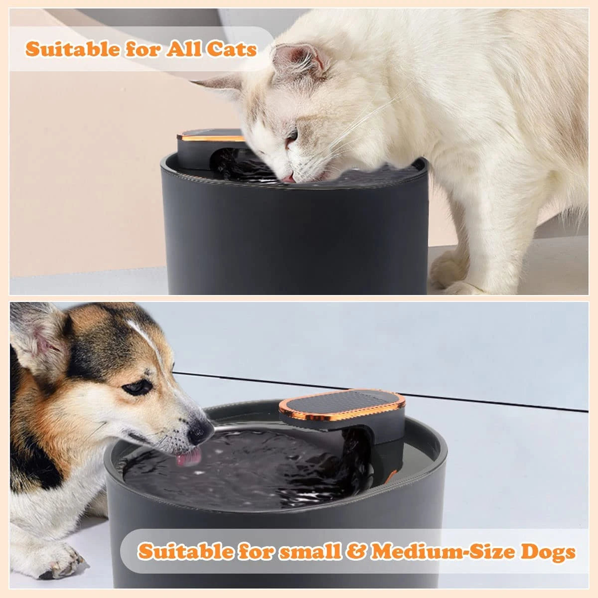 WhisperFlow Pet Water Fountain