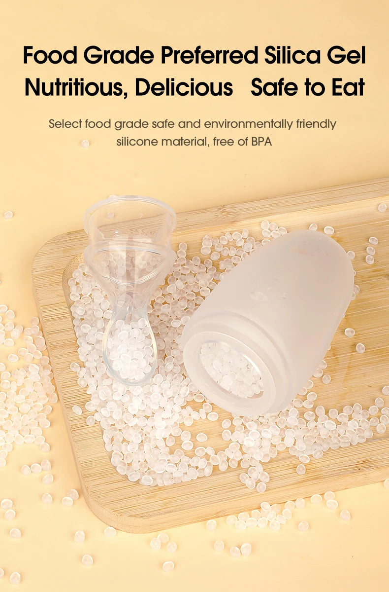 Baby Feeding Bottle with Spoon