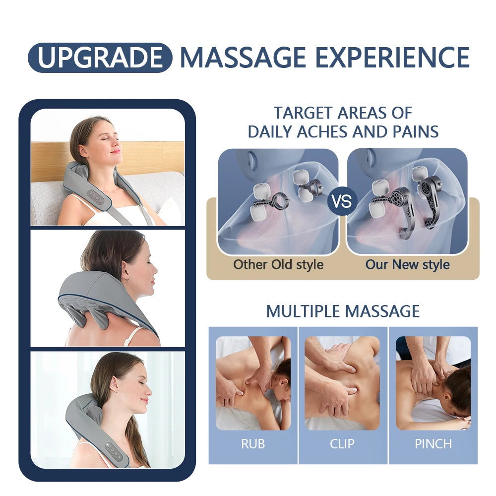 “Wireless Neck and Back Massager"