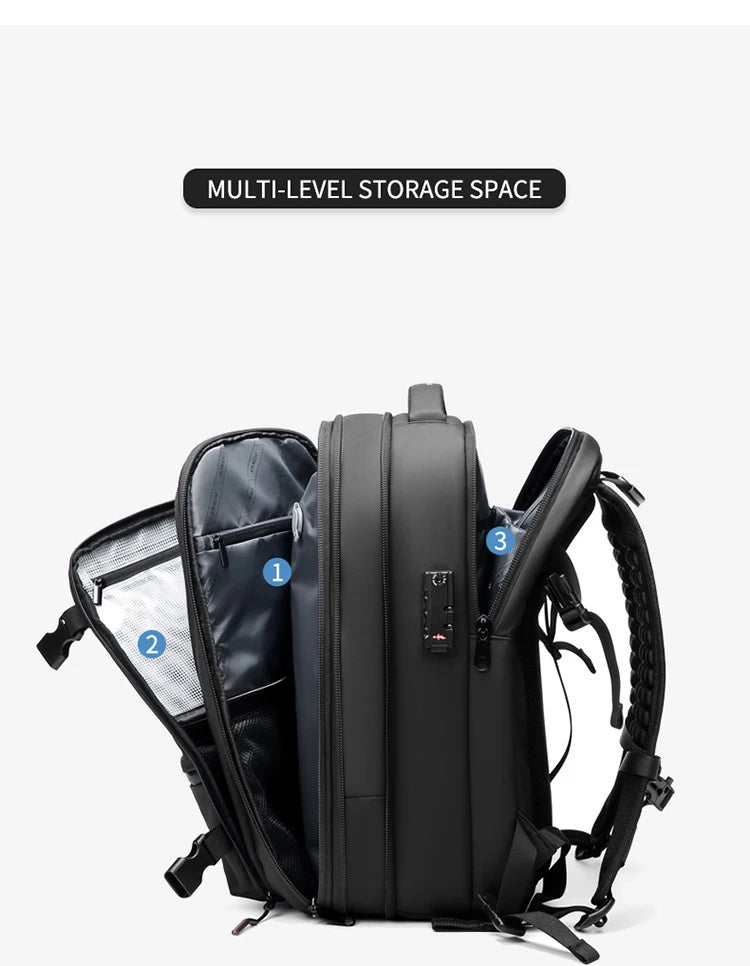 Men’s 17-inch Laptop Backpack with Compression"