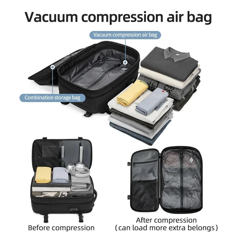 Men’s 17-inch Laptop Backpack with Compression"
