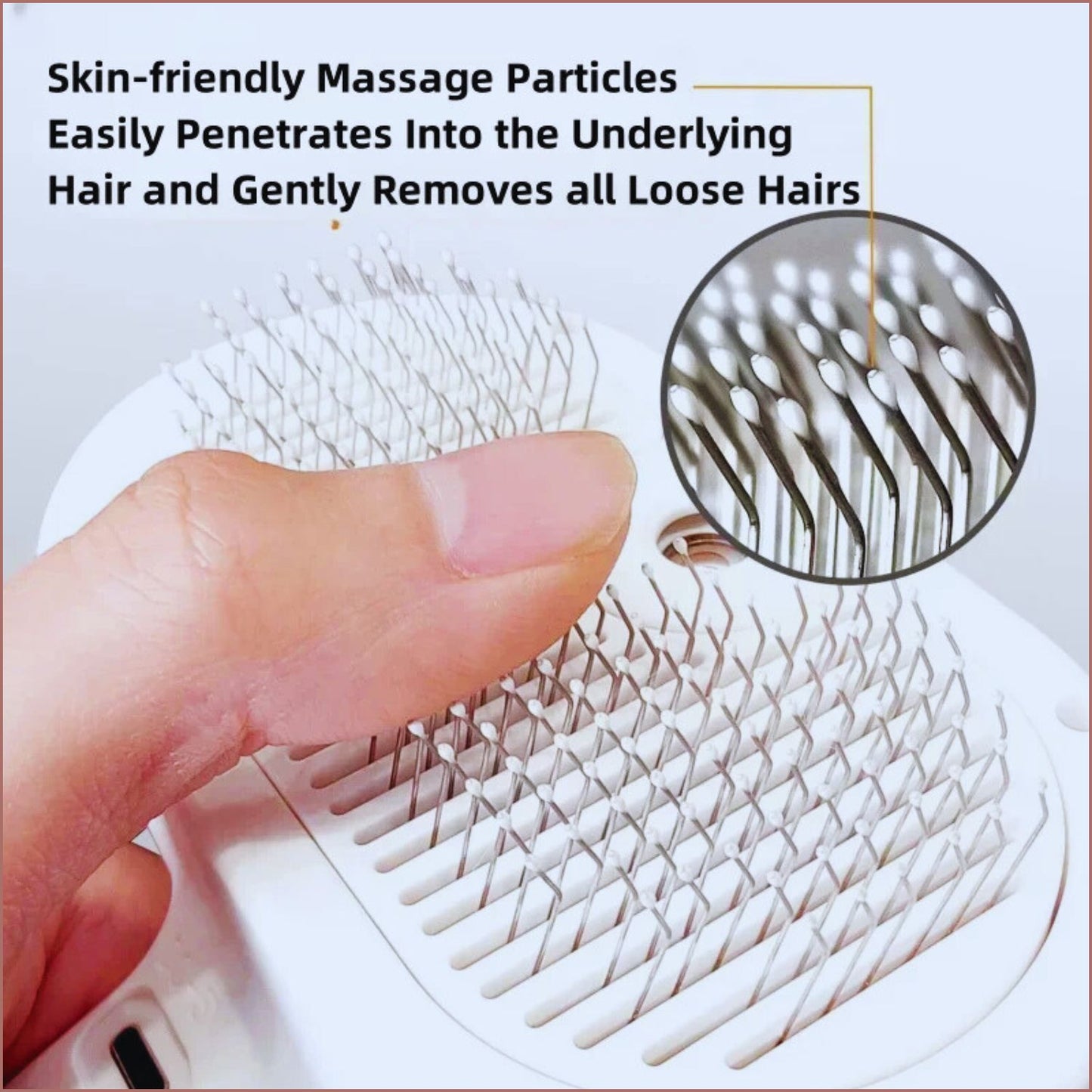 Steamy Pet Grooming Brush