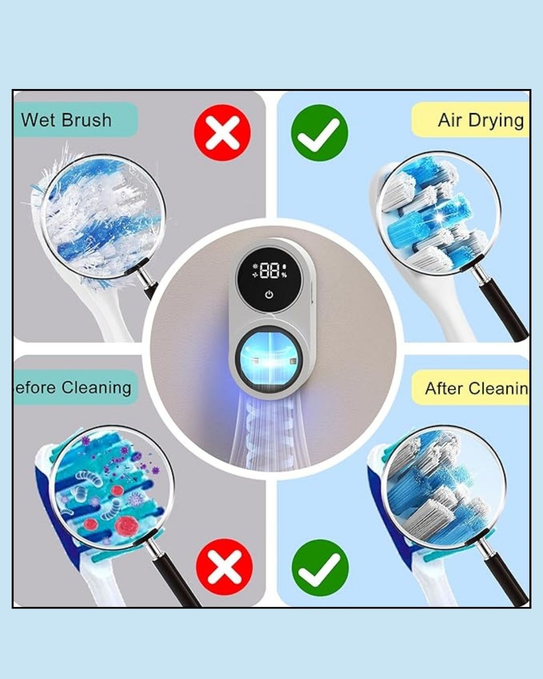 UV Toothbrush Sterilizer