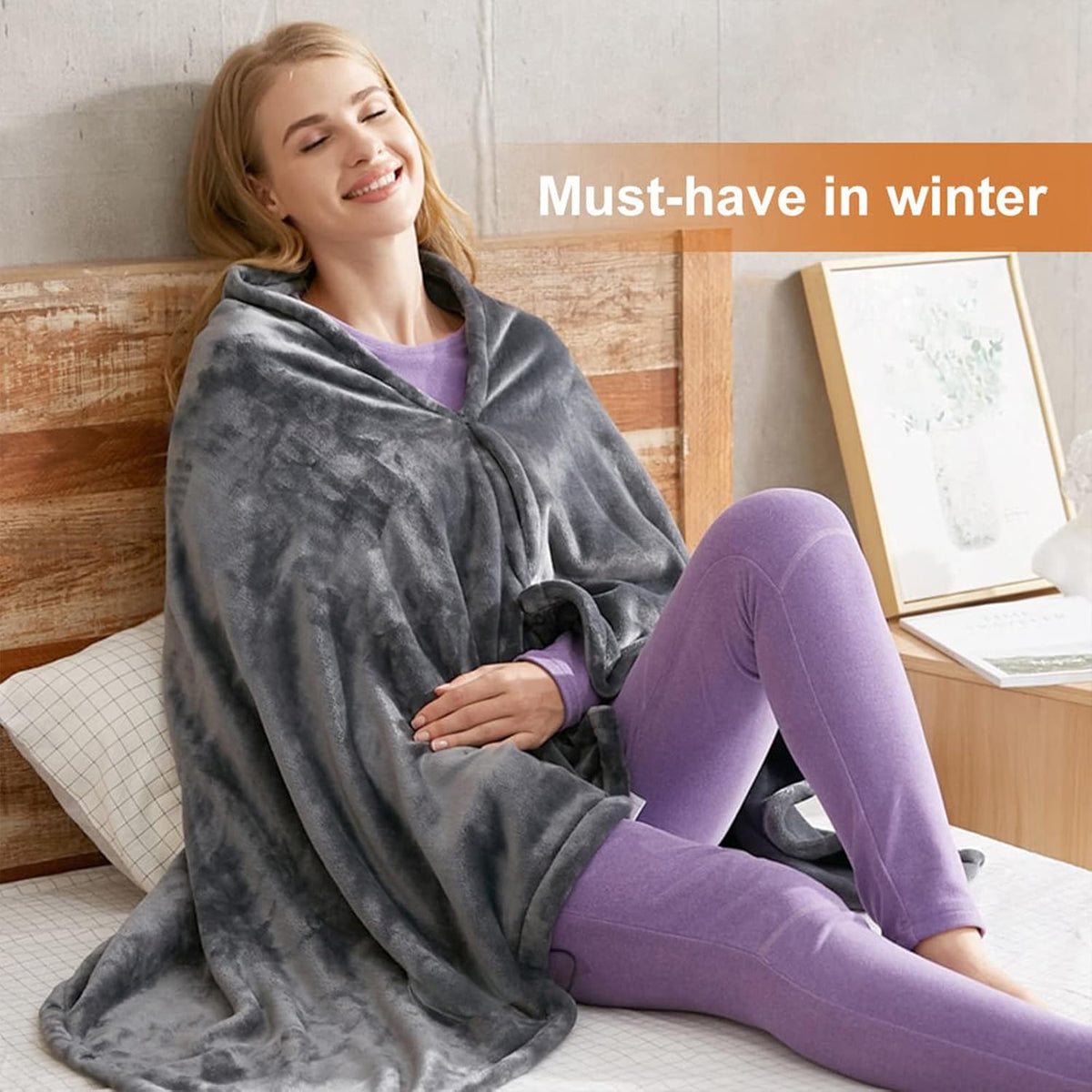 Wearable Heated Blanket