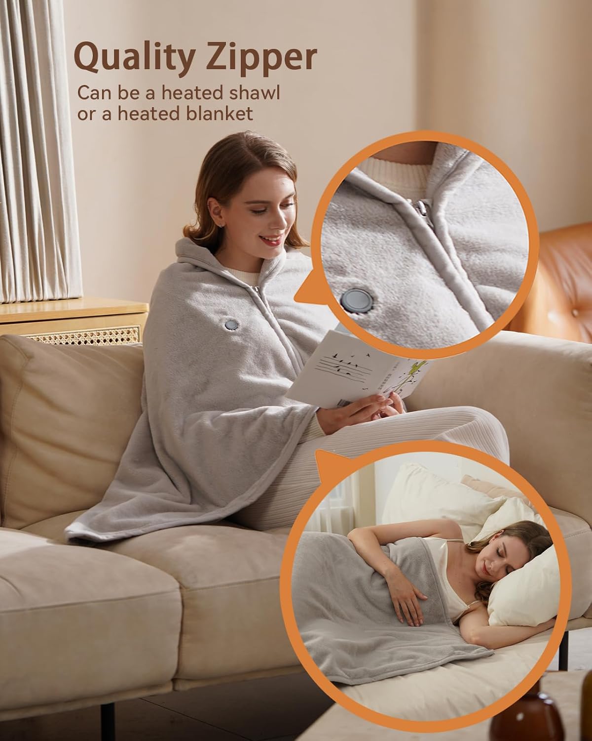 Wearable Heated Blanket