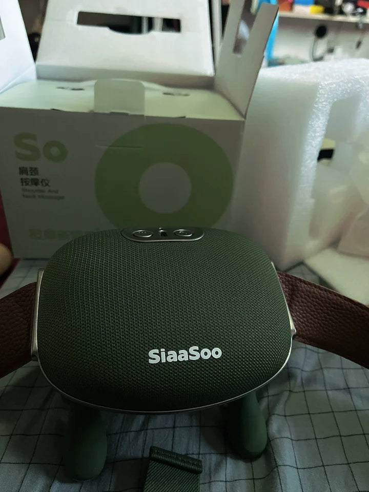 Finger Pressure Heated Neck and Shoulder Massager