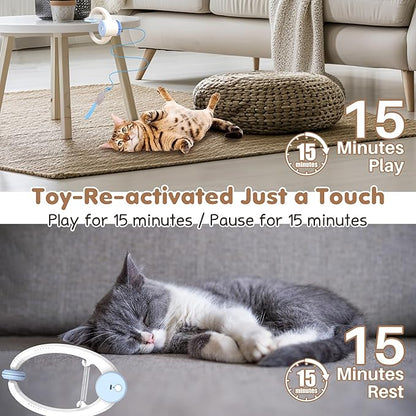 Door Hanging Auto-Rebound Cat Toy