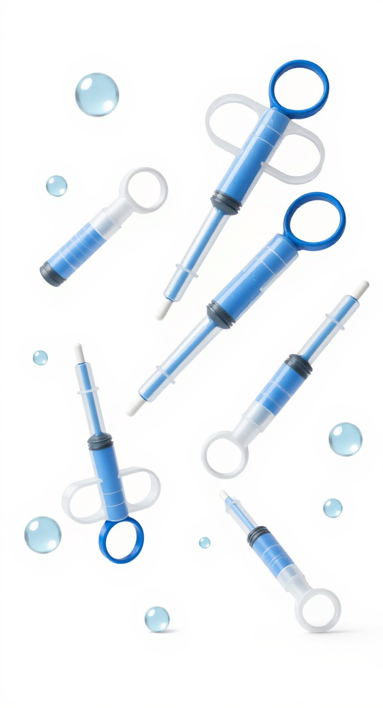 Pet Pill Applicator Syringe for Cats & Dogs