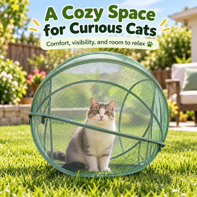 Purrora™ 360° Cat Playpen Ball