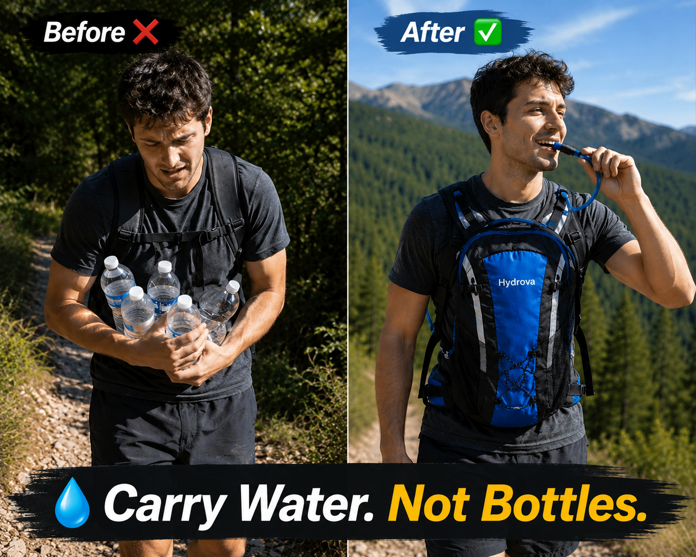 Hydrova™ 3L Hydration Backpack
Stay Hydrated Anywhere