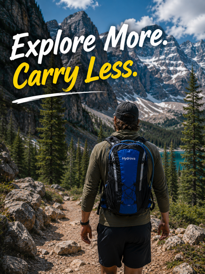 Hydrova™ 3L Hydration Backpack
Stay Hydrated Anywhere