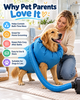 Pawdry™Hands-Free Pet Drying Bag