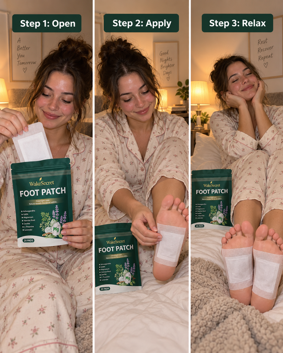 Wake Secret™ Herbal Foot Pads