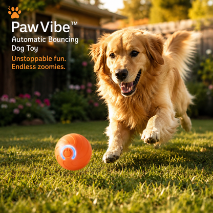 PawVibe™ Automatic Bouncing Dog Toy
