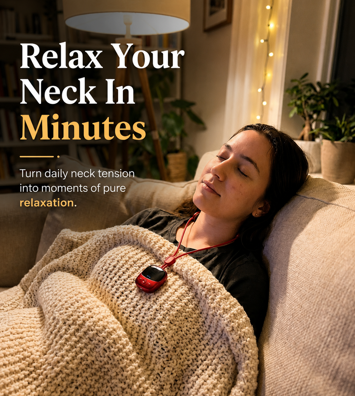 NeckureTM  Smart Cervical Relief Massager