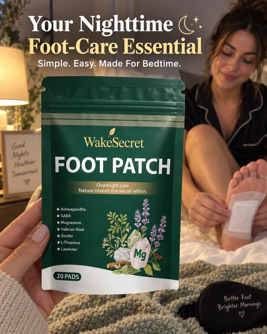 Wake Secret™ Herbal Foot Pads