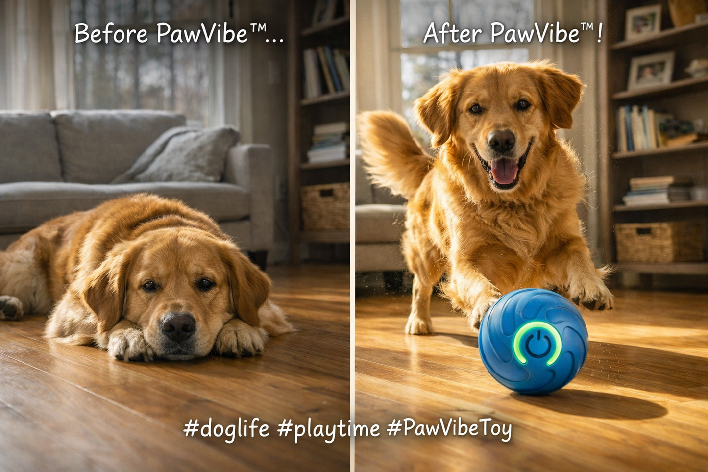 PawVibe™ Automatic Bouncing Dog Toy