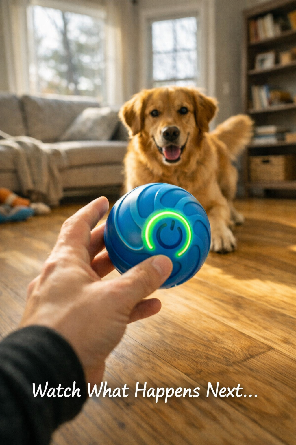 PawVibe™ Automatic Bouncing Dog Toy