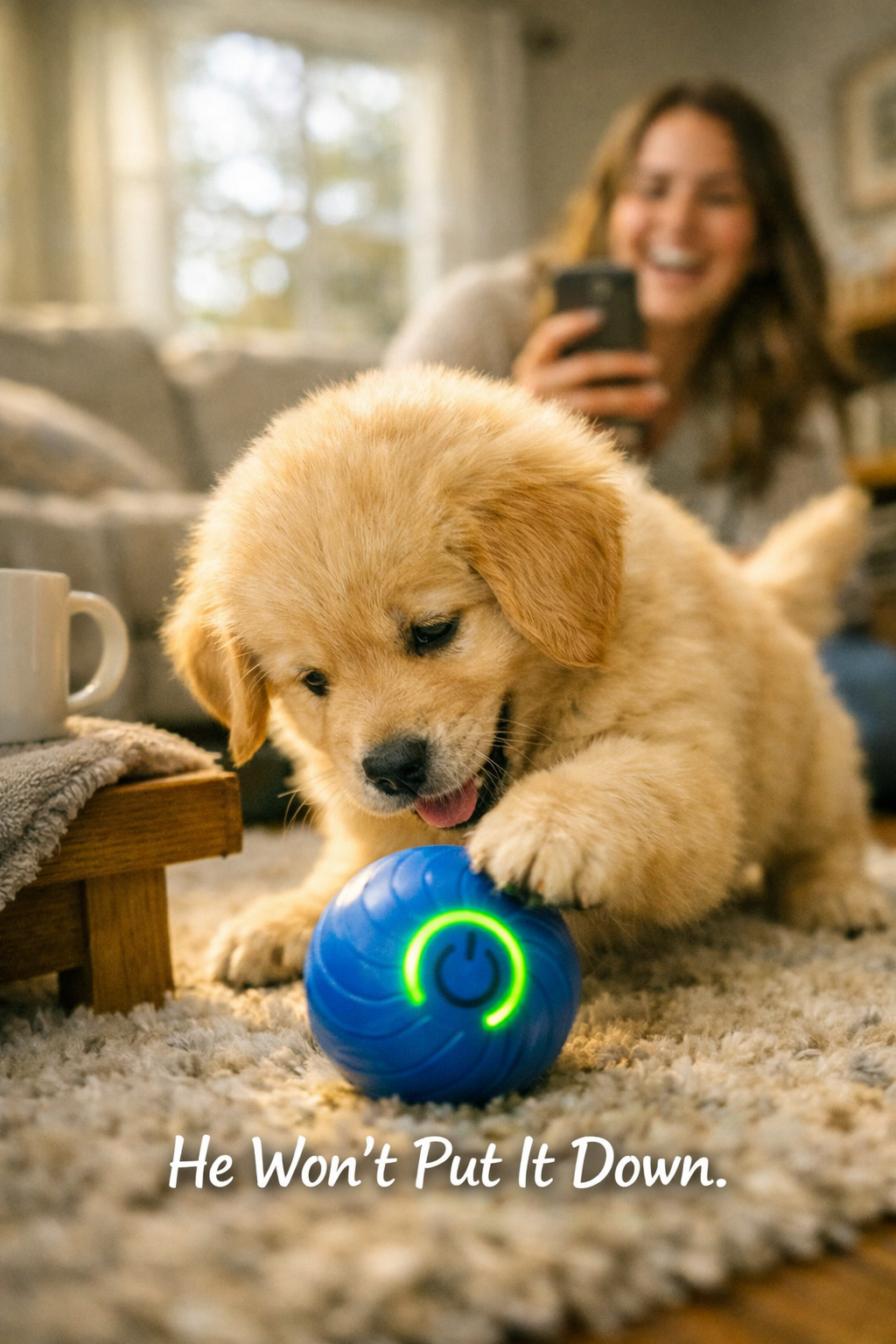 PawVibe™ Automatic Bouncing Dog Toy