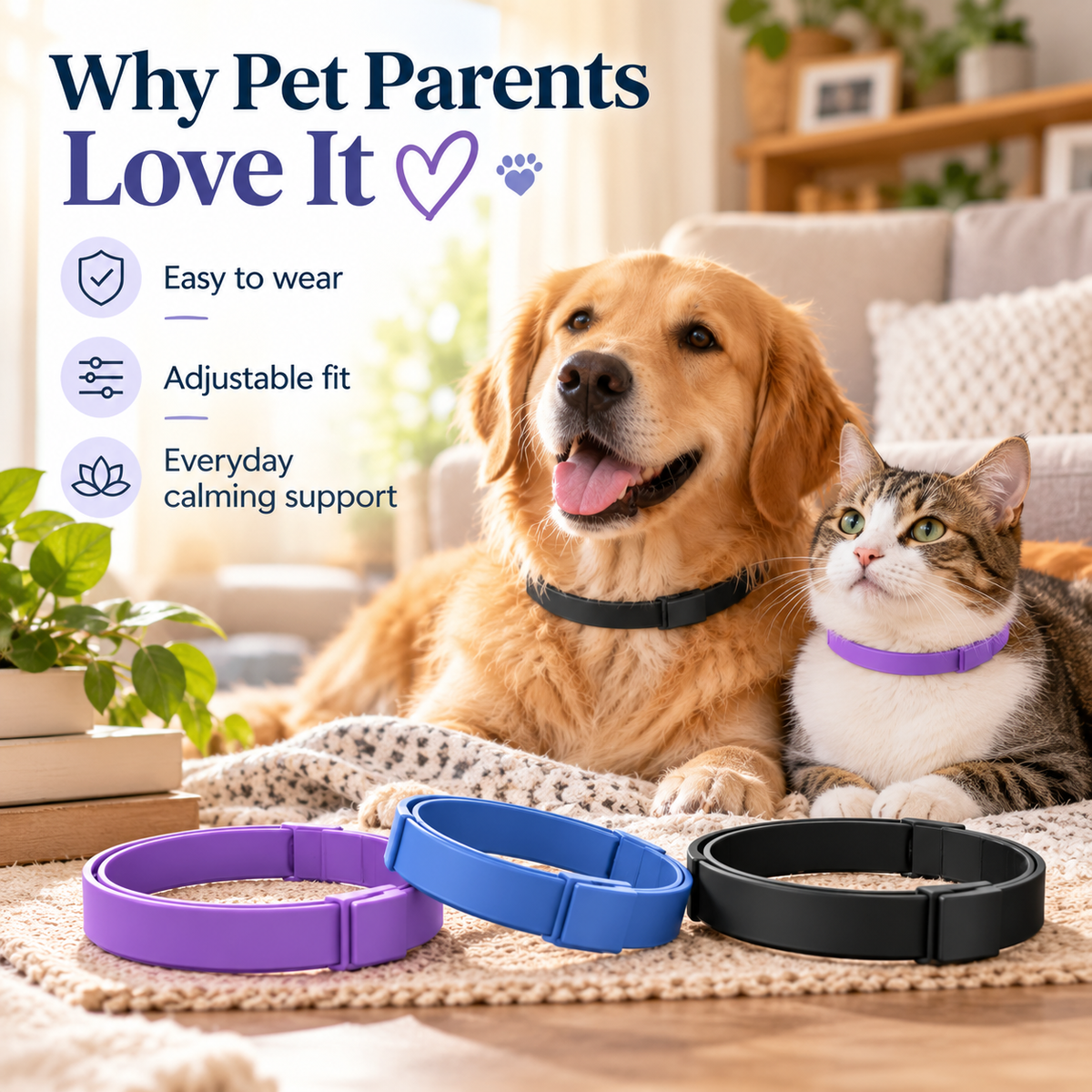 Calmira™ Pheromone Calming Collar for Pets