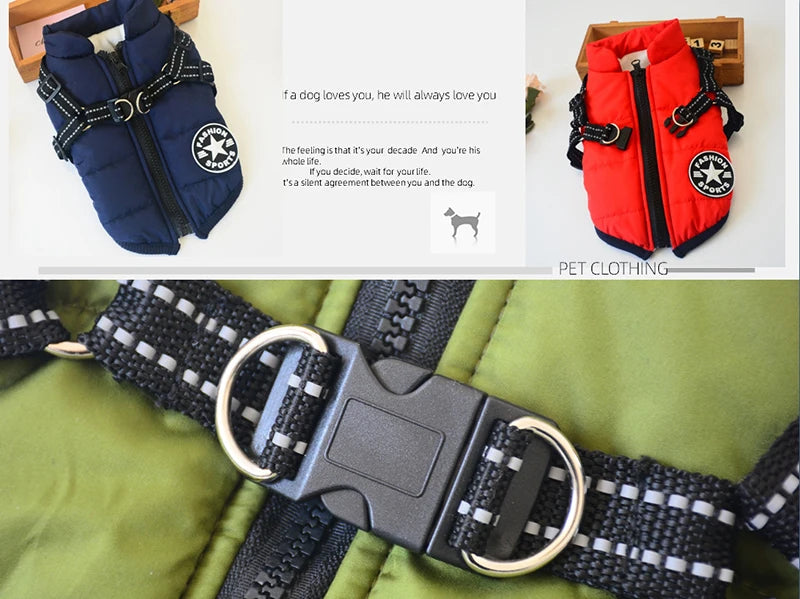 Waterproof Winter Dog vest