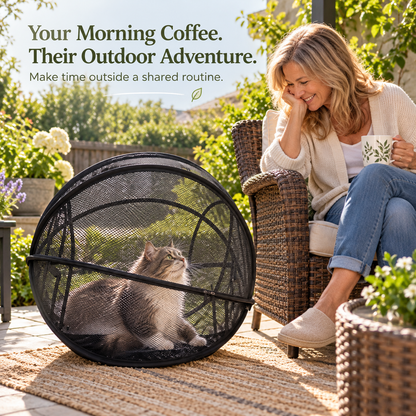 Purrora™ 360° Cat Playpen Ball