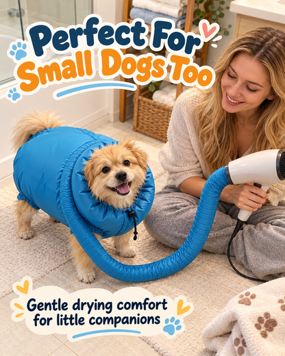 Pawdry™Hands-Free Pet Drying Bag