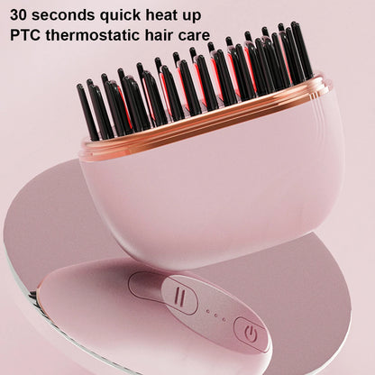 🔥 2-in-1 Mini Hair Straightener & Comb