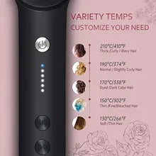 2pcs Electric Hot Comb Professional Quick Heated Hair Straightener Professional Negative Ion Hair Straightener Hair Straightener