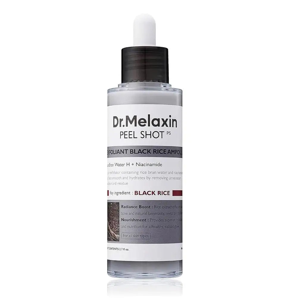 Glow Rice Ampoule Essence Niacinamide Moisturizing Hydrating Gentle Exfoliant Peel Shot Skin Repair Skincare for Daily Use
