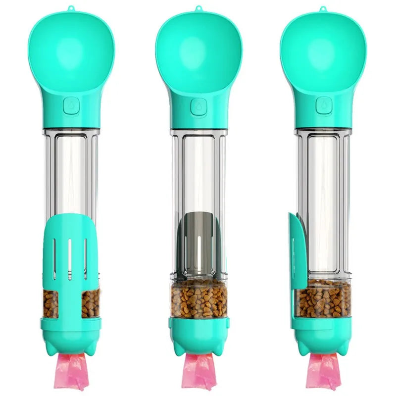 4-in-1 Portable Pet Water Bottle
