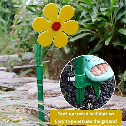 Crazy Daisy Sprinkler Crazy Dancing Flower Water Sprinkler Funny Sun Daisy Lawn Sprinkler for Yard Watering Dogs Kids Playing