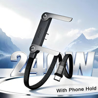 240W Fast Charging Foldable Bracket Data Cable