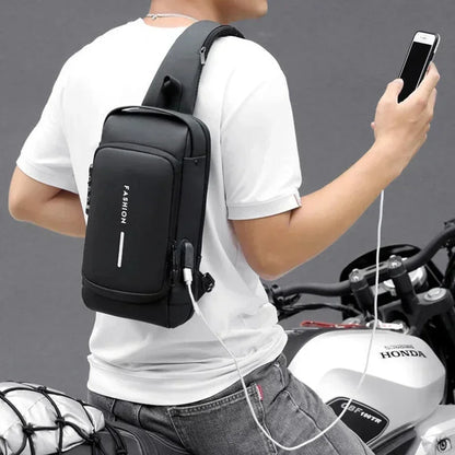 Anti-Theft Messenger Sling Bag for Men